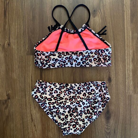 Art class Leopard bikini cheetah size 10/12 fringe - Picture 7 of 8